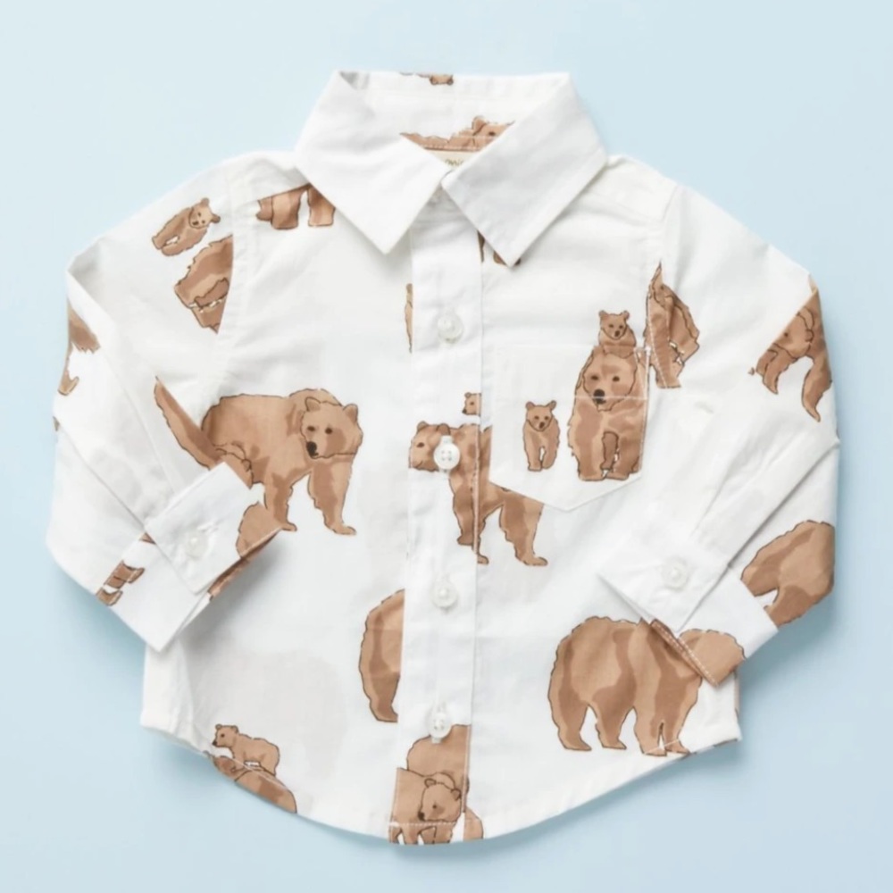 Monica + Andy long sleeve button down